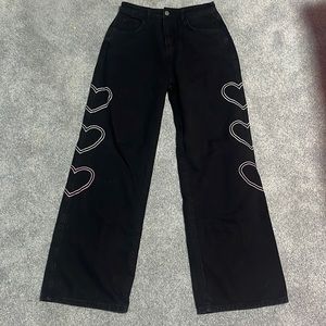 SHEIN heart jeans size 2